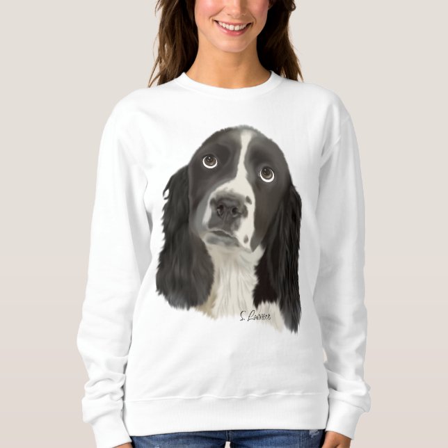 English Springer Spaniel Puppy Sweatshirt (Front)