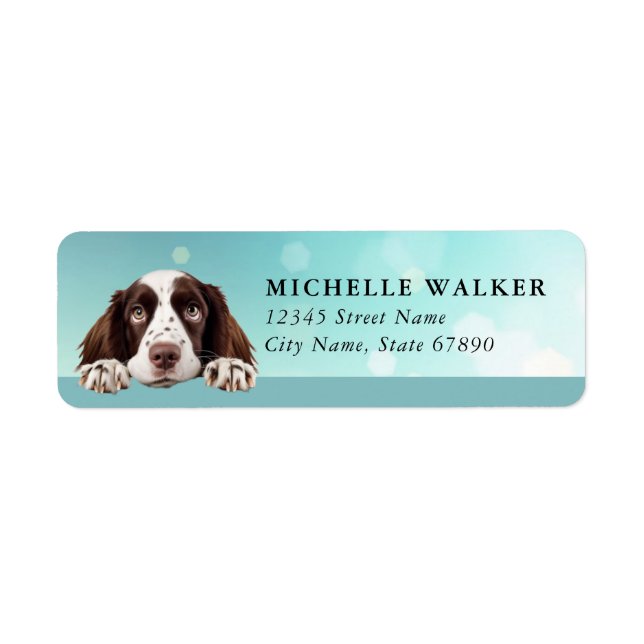 English Springer Spaniel Return Address Labels (Front)
