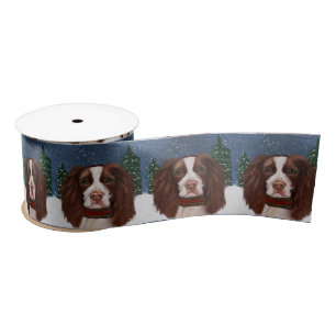 ENGLISH SPRINGER SPANIEL       SATIN RIBBON