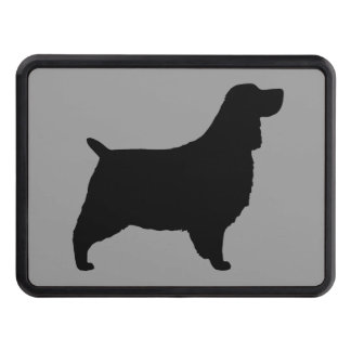 english springer spaniel silhouette trailer hitch cover