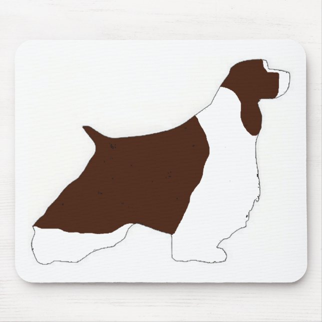 English Springer Spaniel silo Mouse Pad (Front)