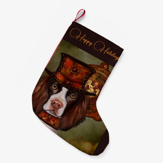 English Springer Spaniel  Small Christmas Stocking (Front (Hanging))