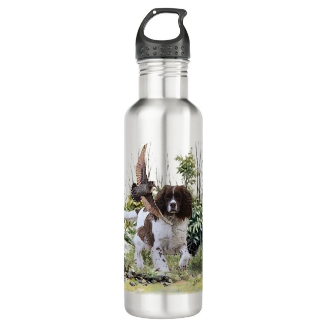  English Springer Spaniel  Stainless Steel Water Bottle (Front)