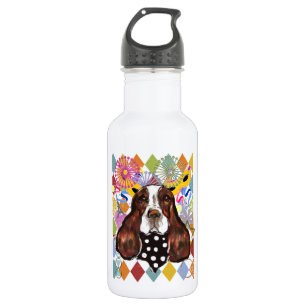 ENGLISH SPRINGER SPANIEL STAINLESS STEEL WATER BOTTLE