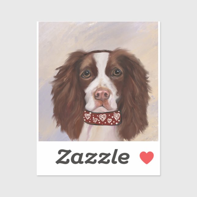 ENGLISH SPRINGER SPANIEL     STICKER (Sheet)