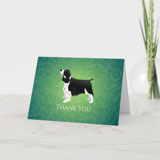 English Springer Spaniel Thank You Card (Front)