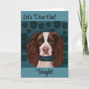 English Springer Spaniel    Thank You Card