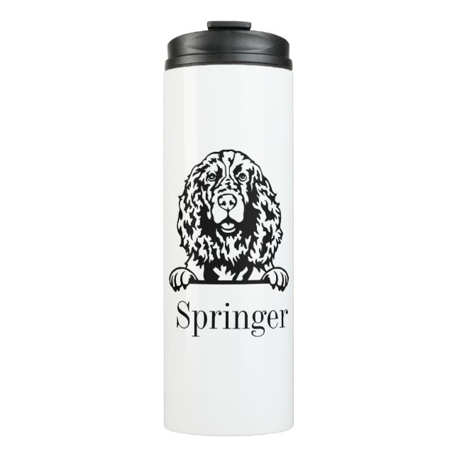 English Springer Spaniel Thermal Tumbler (Front)