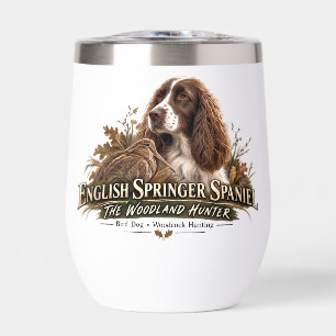 English Springer Spaniel Thermal Wine Tumbler