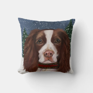 ENGLISH SPRINGER SPANIEL THROW PILLOW