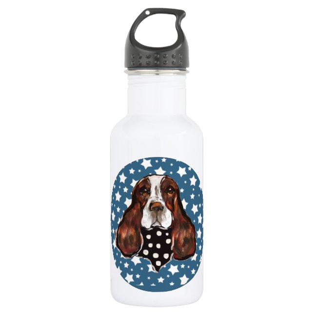 ENGLISH SPRINGER SPANIEL WATER BOTTLE (Front)