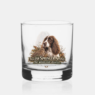 English Springer Spaniel Whiskey Glass
