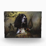 English Springer Spaniel with pheasant  Acrylic Award<br><div class="desc">English Springer Spaniel with pheasant</div>