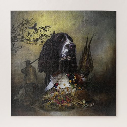 English Springer Spaniel with pheasant  Jigsaw Puzzle