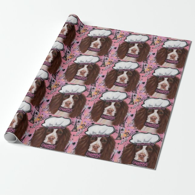 English Springer Spaniel    Wrapping Paper (Unrolled)