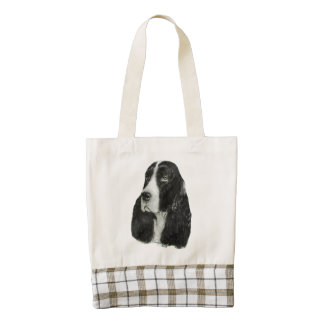 English Springer Spaniel Zazzle HEART Tote Bag
