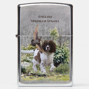 English Springer Spaniel  Zippo Lighter