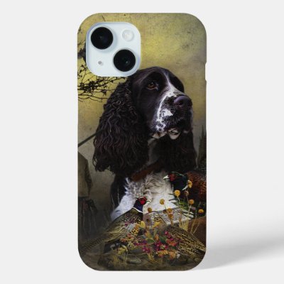 English Springer Spaniels ,Art iPhone 15 Case