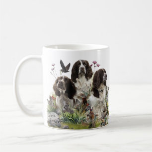 English Springer Spaniels ,Art Coffee Mug