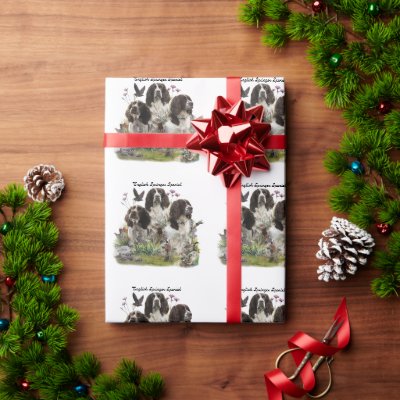 English Springer Spaniels ,Art Wrapping Paper