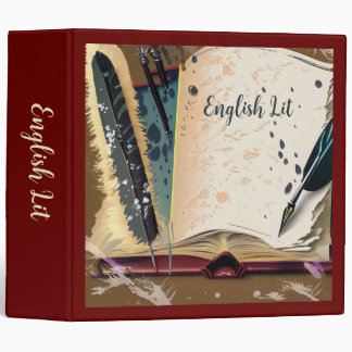 English Subject Literature & Language 3 Ring Binder