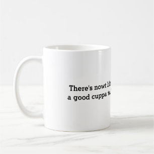 English Tea Saying+British Flag Coffee Mug