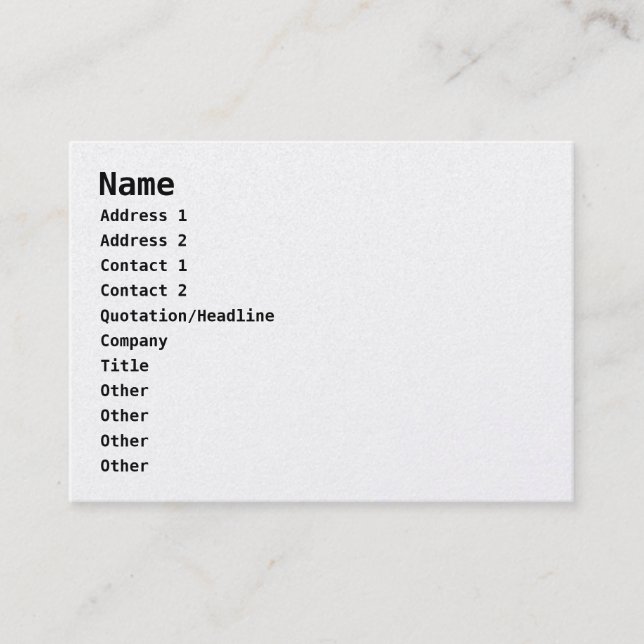 English Teacher ☆ ครูสอนภาษาอังกฤษ ☆ Thai Language Business Card (Front)