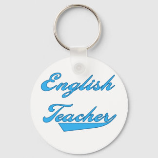English Teacher Blue Keychain