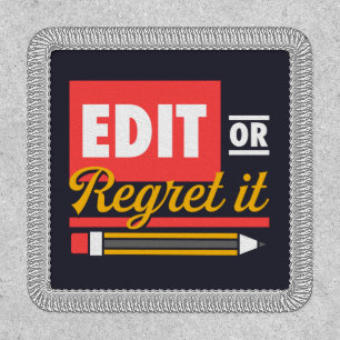 English Teacher Edit or Regret It Patch