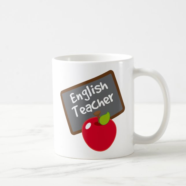 English Teacher Gift Coffee Mug (Right)