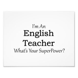 English Teacher Photo Print