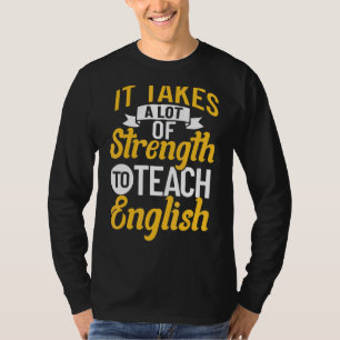 English Teacher Quotes English Grammar Checker Tea T-Shirt