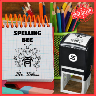 English Teacher Spelling Bee Grading Encouragement Self-inking Stamp