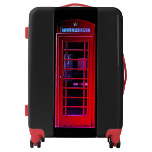 English Telephone Box Luggage