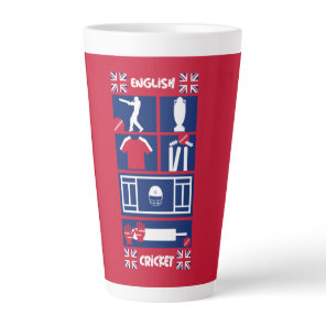 English Test Cricket   Latte Mug
