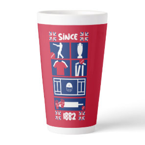 English Test Cricket   Latte Mug
