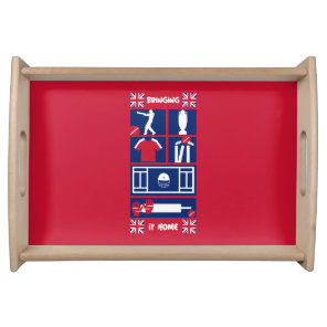 English Test Cricket   Serving Tray