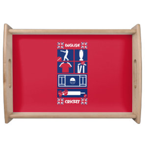 English Test Cricket   Serving Tray