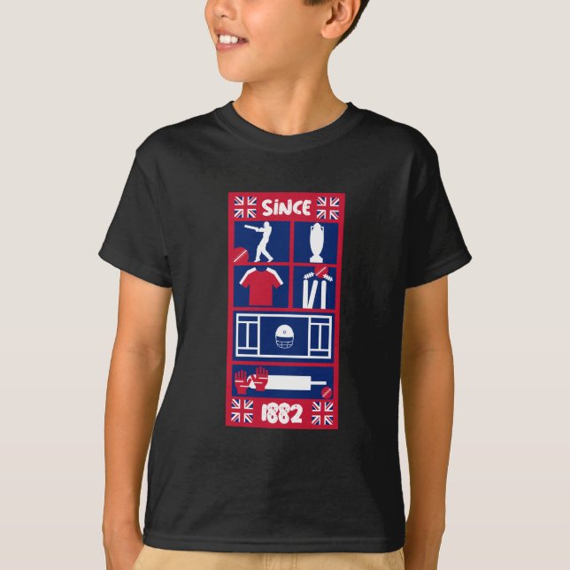 English Test Cricket    T-Shirt (Front)