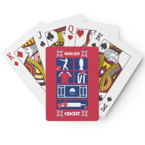 English Test Cricket The Ashes  Poker Cards