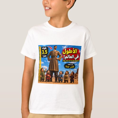 English: The Giant & The Dwarfs Fantasy Desert Art T-Shirt