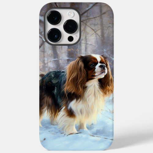 English Toy Spaniel Let It Snow Christmas  Case_Mate iPhone 14 Pro Max Case