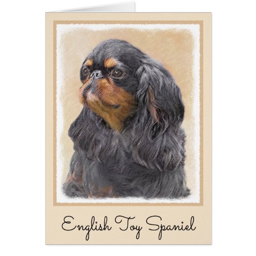 English Toy Spaniel Painting Original Animal Art