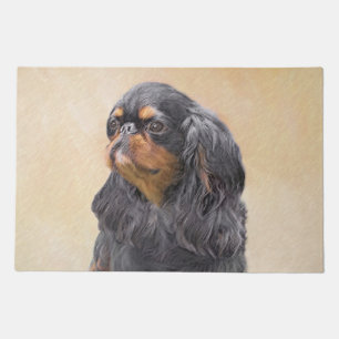 English Toy Spaniel Painting Original Animal Art Doormat