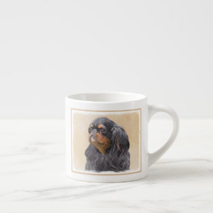 English Toy Spaniel Painting Original Animal Art Espresso Cup