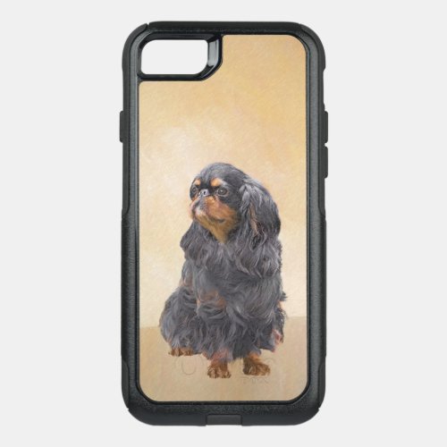 English Toy Spaniel Painting Original Animal Art OtterBox Commuter iPhone SE87 Case