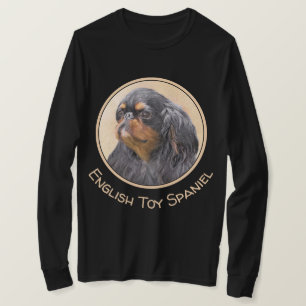 English Toy Spaniel Painting Original Animal Art T-Shirt