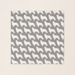 English Toy Spaniel Silhouettes Pattern Scarf<br><div class="desc">Charlie Lover's Scarf</div>