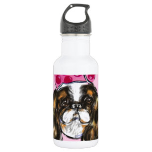 ENGLISH TOY SPANIEL STAINLESS STEEL WATER BOTTLE