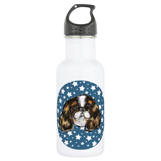 ENGLISH TOY SPANIEL WATER BOTTLE (Front)
